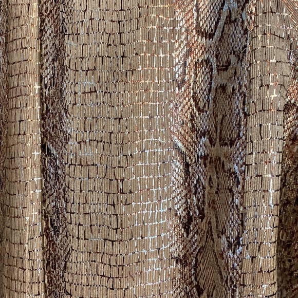 NWT Gold Linear Jacket 1X - Picture 8 of 8